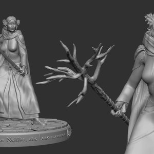 Custom 3D Model For 3D Printing, Character Sculpting For Game Assets, Miniatures And Dnd Model For Stl 3D Printing, Anime And Cartoon Models image 7