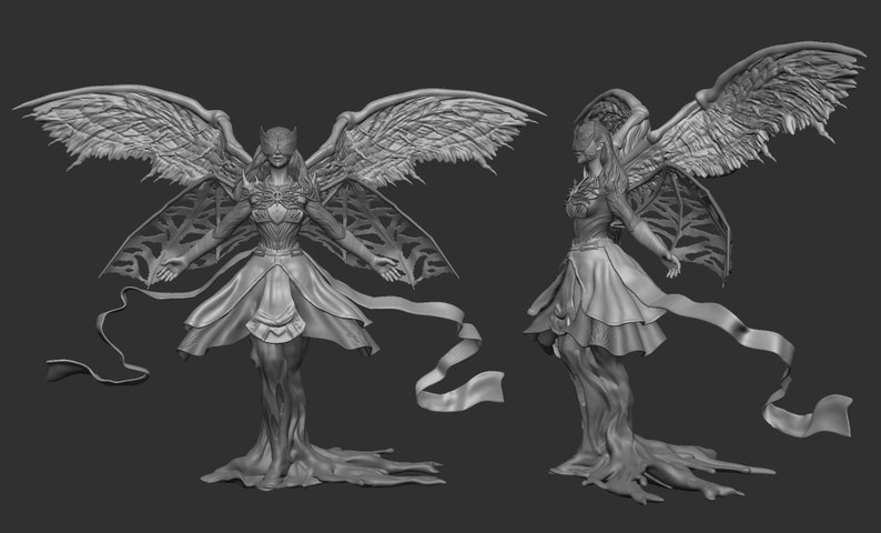 Custom 3D Model For 3D Printing, Character Sculpting For Game Assets, Miniatures And Dnd Model For Stl 3D Printing, Anime And Cartoon Models image 4