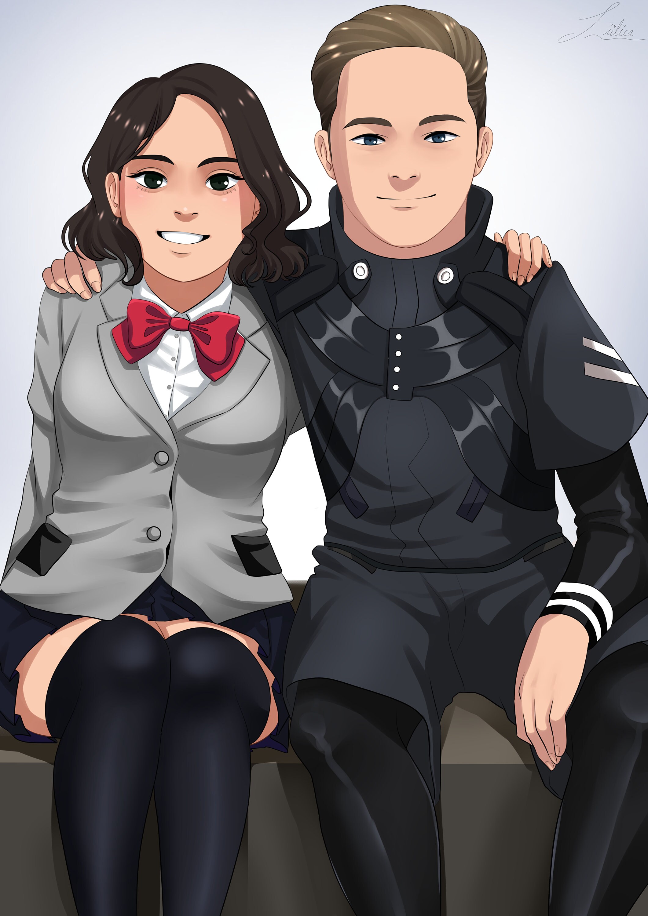 Custom Anime Portrait , Couple Anime Portrait, Family Anime Portrait