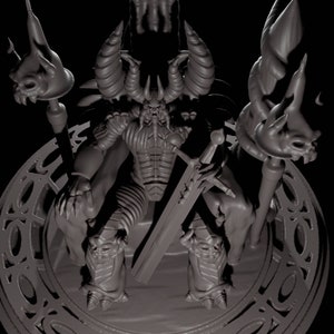 Custom 3D Model For 3D Printing, Character Sculpting For Game Assets, Miniatures And Dnd Model For Stl 3D Printing, Anime And Cartoon Models image 8