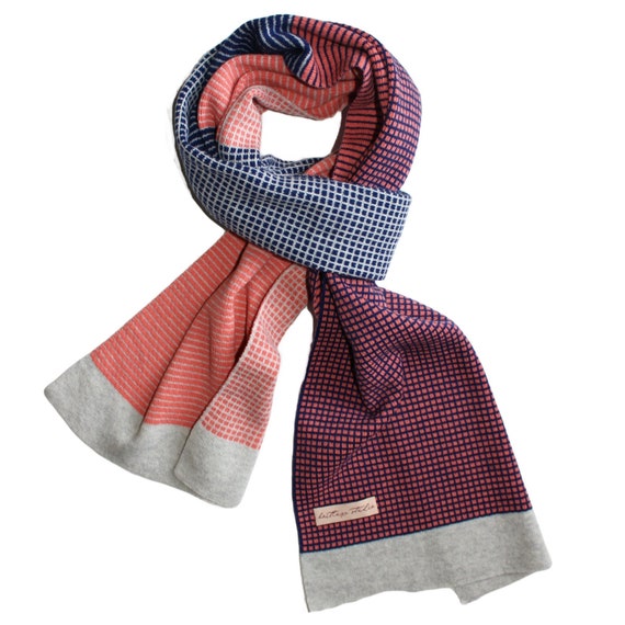 Cara Lambswool scarf (reversible)