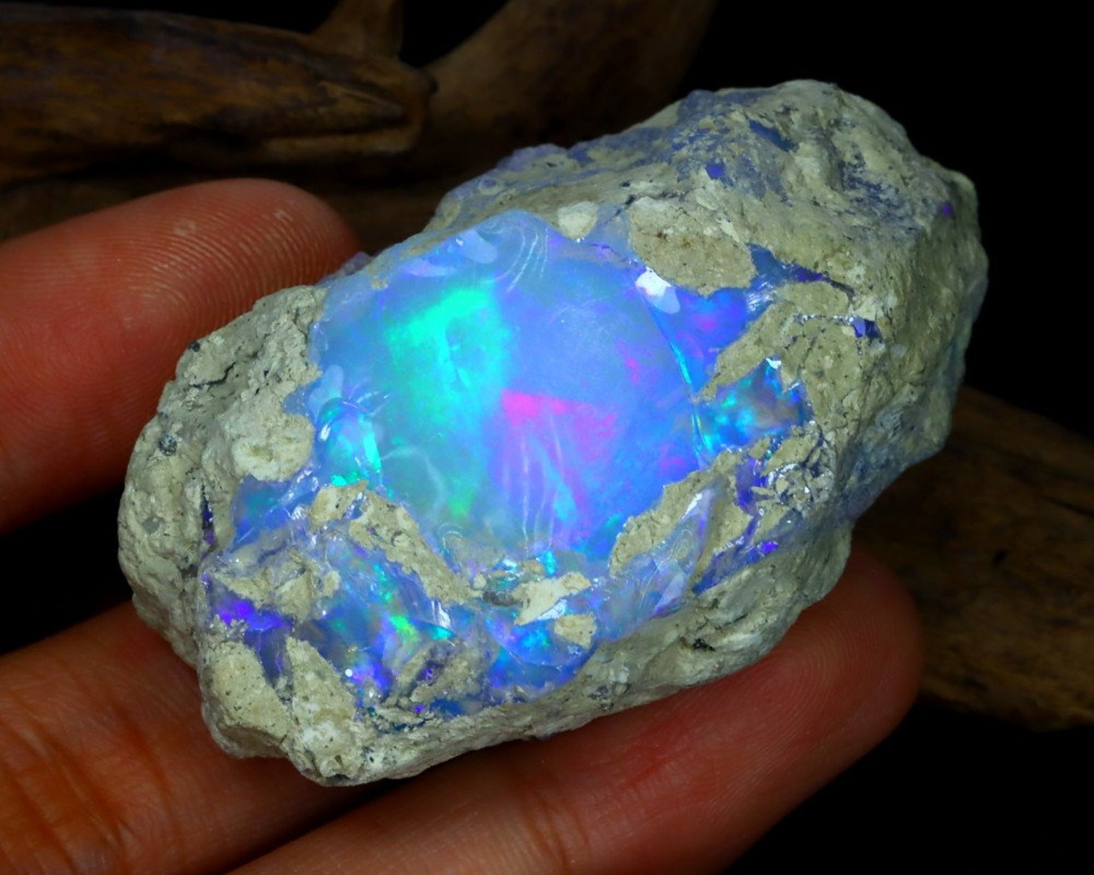 Welo Opal Rough 160.08Ct Natural Ethiopian Rough Direct Mine Etsy