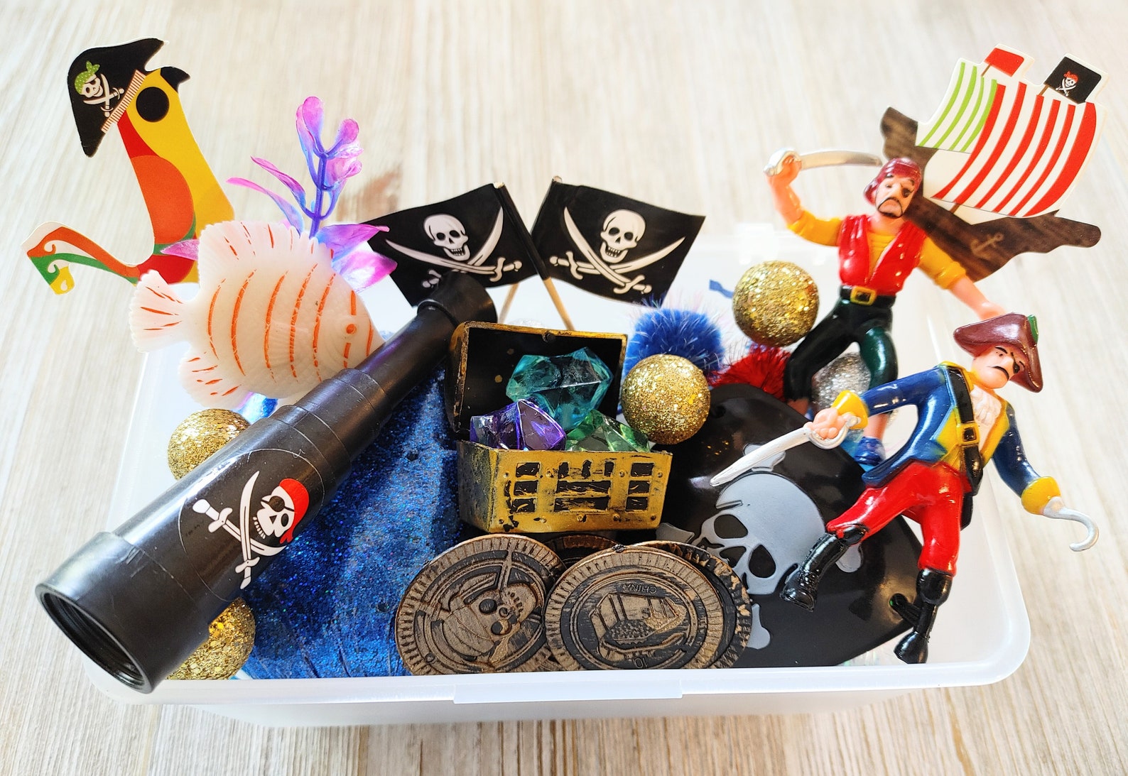 Pirate Play Dough Kitpirate Playdough Kitkids Giftpirate Etsy