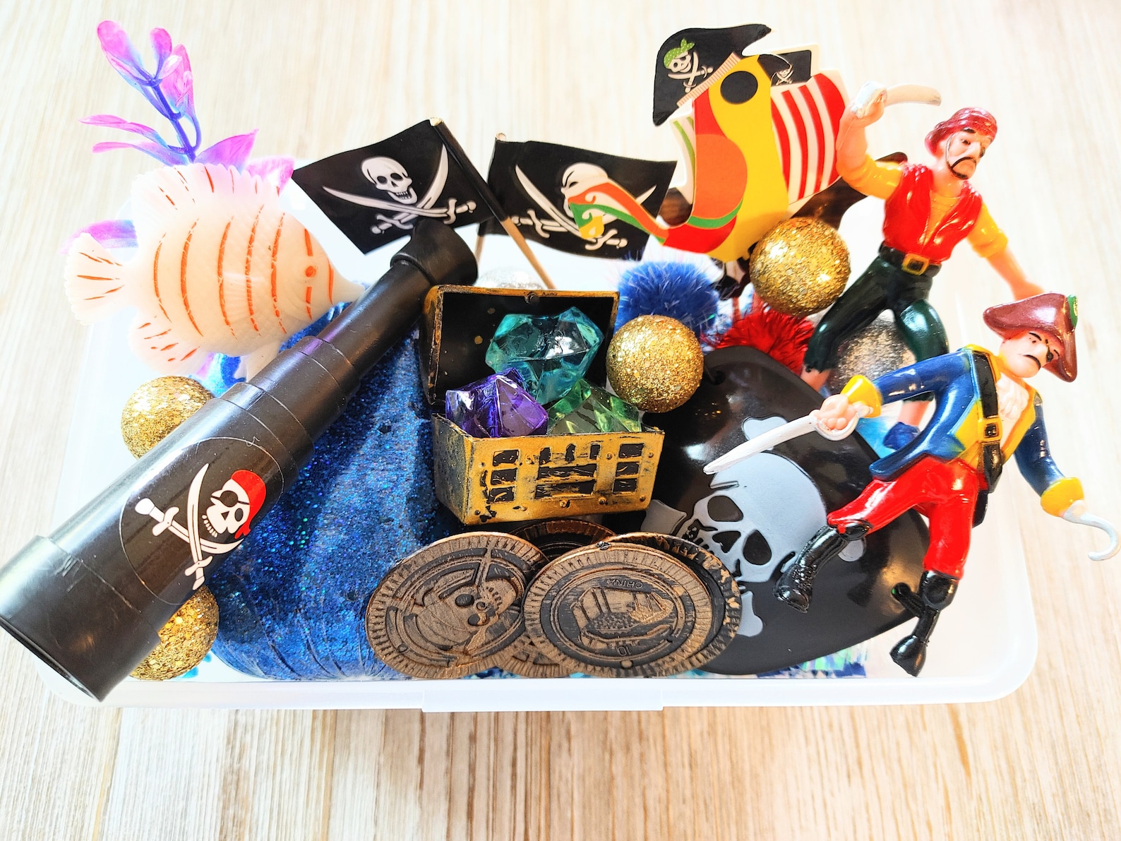Pirate Play Dough Kitpirate Playdough Kitkids Giftpirate Etsy