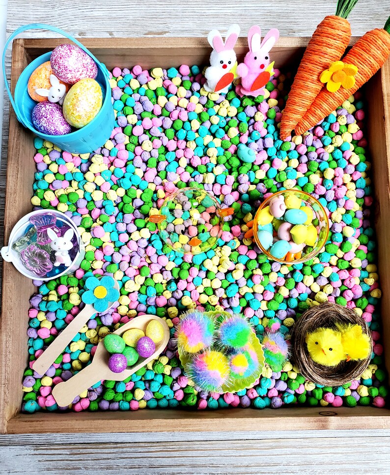 Easter Sensory Bin Easter Sensory Kit Easter Gifts Easter Pretend Play