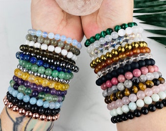 8mm Genuine Crystal Bracelets