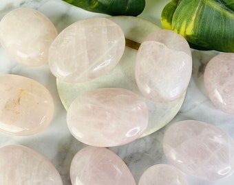 Rose Quartz Palm Stones