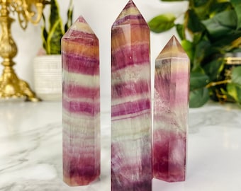Candy Fluorite Crystal Towers