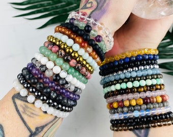6mm Crystal Bracelets