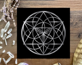 Merkaba Crystal Grid Cloth