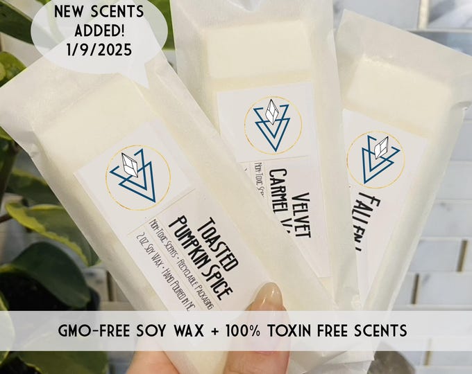 Featured listing image: Choose your Scent Wax Melt Snap Bars