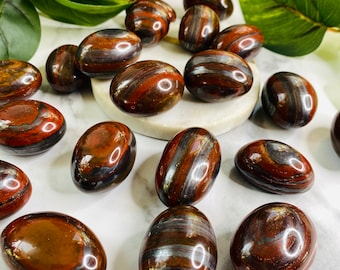 Tiger Iron Tumbled Stones