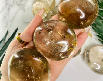 Smoky Quartz Palm Stones