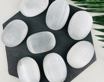 Large Satin Spar (Selenite) Palm Stones