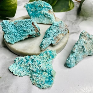 Rare Aurichalcite Crystal Specimens/Raw Crystals/Aura Protection Crystals/Healing Crystals/Rough Stones//Raw Crystals//Natural Crystals