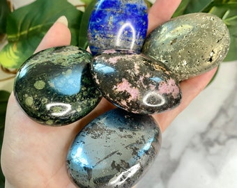 5pc Mystery Palm Stone Bags