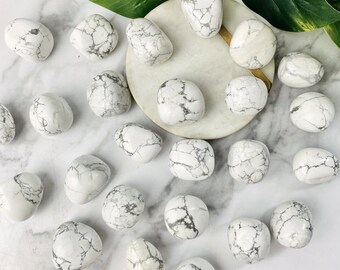 Howlite Crystal Tumbled Stones