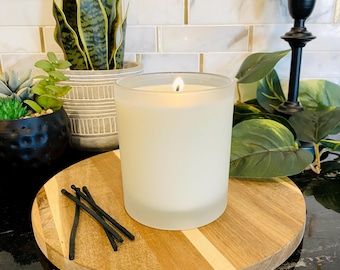Non Toxic Scented Candles in Frosted Glass Jars