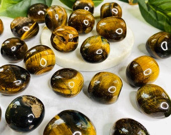 Tiger's Eye Tumbled Stones