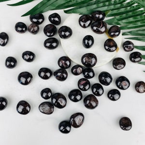 Garnet Tumbled Stones/Genuine Garnet/Tumbled Gemstones/Ethically Sourced Crystals/Root Chakra Crystal/Crystal Gift Idea/Garnet Tumbles