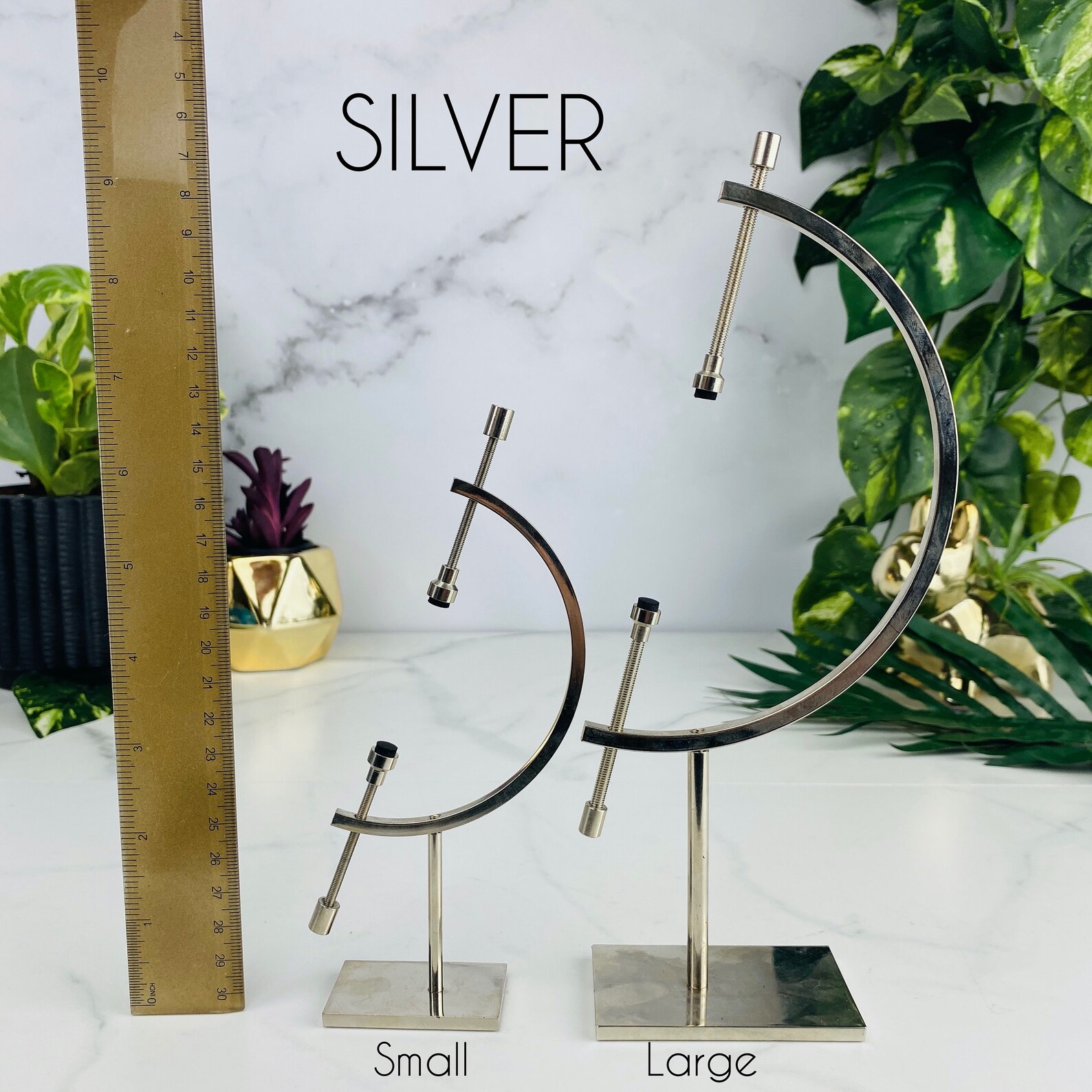 Modern Crystal Sphere Stand//Globe Style Sphere Stand//Crystal Etsy