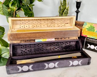 Incense Holder Wooden Box
