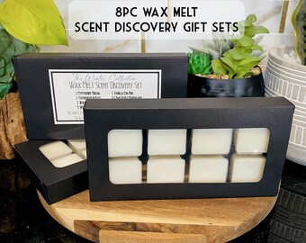 8pc Wax Melt Scent Discovery Gift Sets