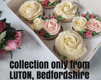 Cupcakes, COLLECTION ONLY from Luton, Bedfordshire (LU2), gift, roses, bouqcake, present, birthday, anniversary, wedding, Mother's Day