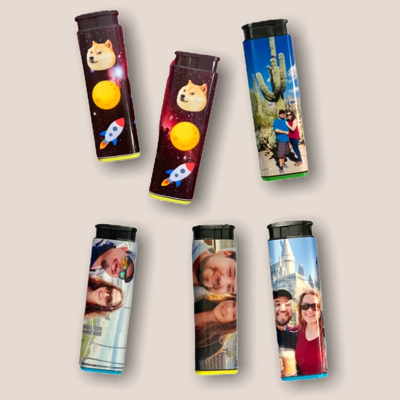 Personalized Refillable Torch Lighter Custom Lighter Photo Etsy