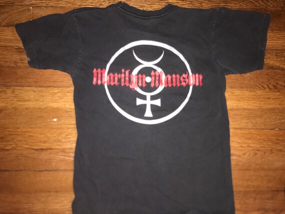 VINTAGE Marilyn Manson T-shirt RARE 2000 Mechanica