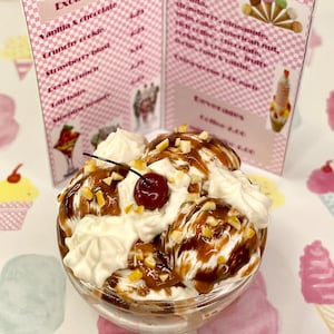Ice cream sundae