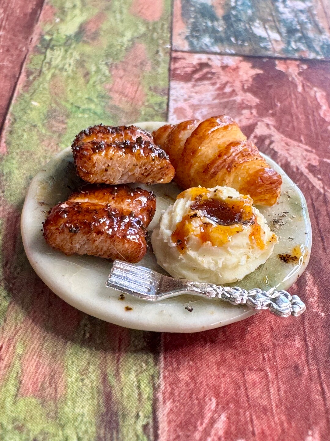 Boneless BBQ Ribs/miniature Food - Etsy