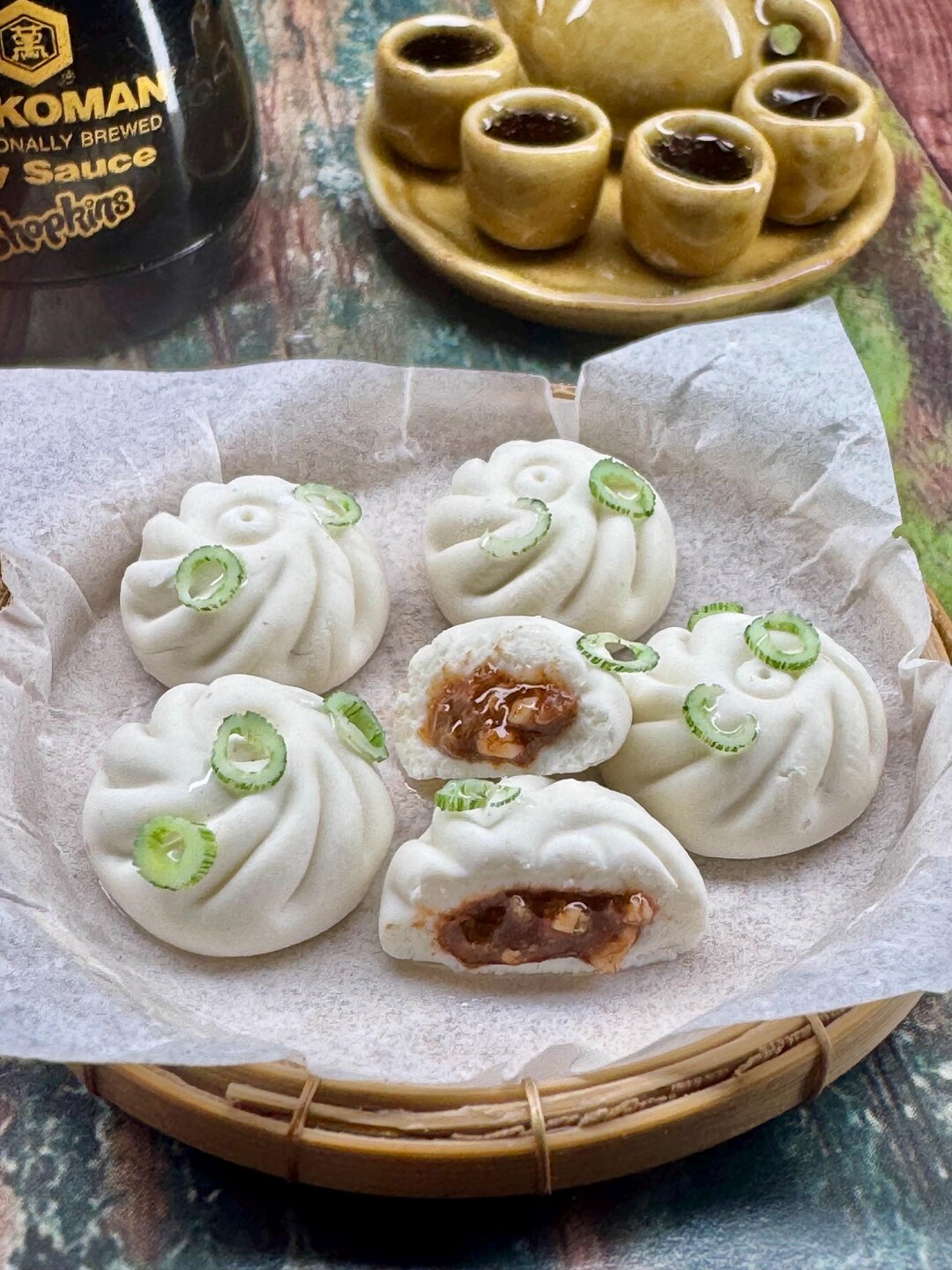 Bao Buns/miniature Food/1:6 Scale Food - Etsy