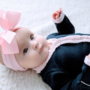 Baby Girl Coming Home Outfit, Converter Gown, Newborn Romper, Baby Girl Gift, Newborn Girl Photo Outfit, Newborn Clothes, Newborn Headband