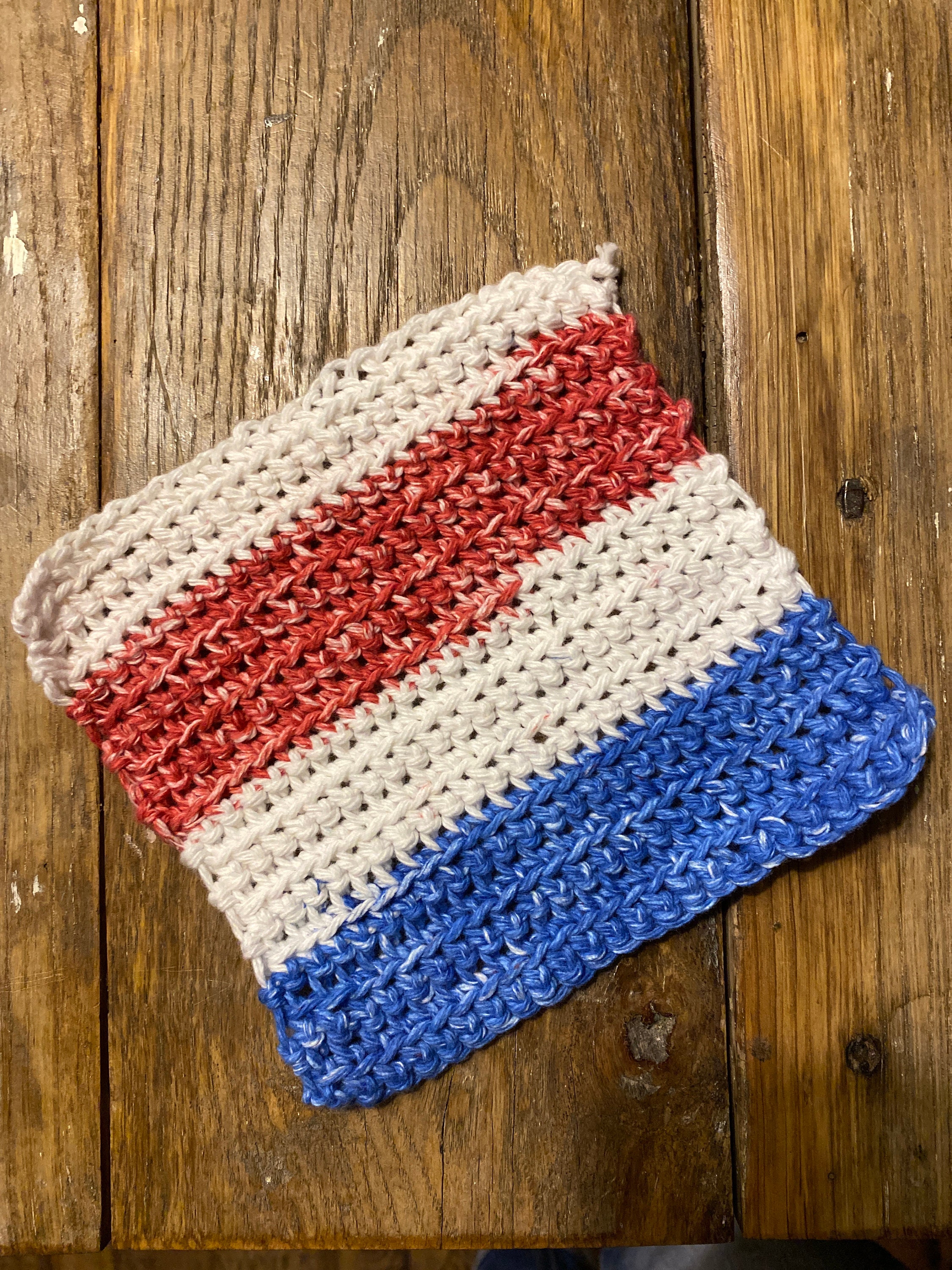 Handmade Crocheted Washcloth Etsy