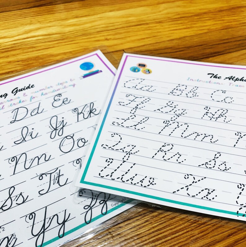 Had In Cursive Cursive Style - Handwriting the Alphabet - Etsy