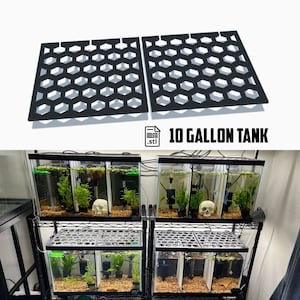 STL File Lid For 10 Gallon Aqueon Standard Glass Aquarium Tank