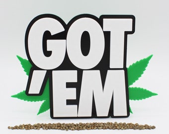 Got 'Em Sneakerhead | Gift | Custom Sneaker Art | Magnetic | Fridge | PC Decor
