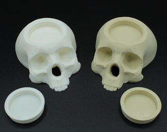 Skull With Removable Feeder/Water Dish