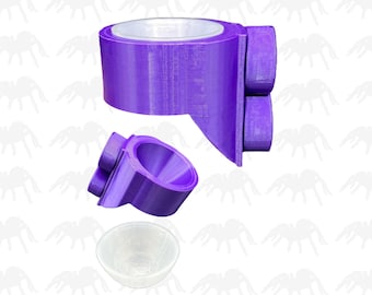 Plat à eau magnétique Tarentule imprimé en 3D - Boîtier cylindrique