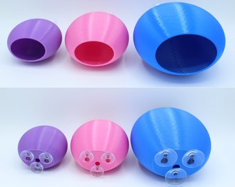 Bubble Suction Cup Hide | Reptile Amphibian Crested Gecko Lizards | NEW COLORS
