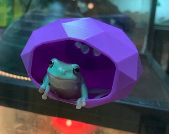 Pixel Suction Cup Hide | Reptile Amphibian Frog, Gecko| NEW COLORS