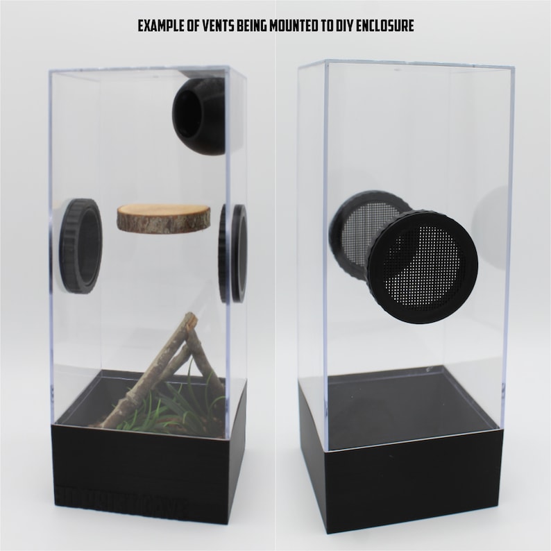 Air Vents Reptile Praying Mantis Tarantula Enclosure Vent Etsy