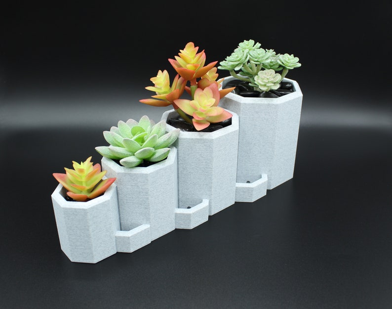 Succulent Planter STL File For 3D Printing Etsy