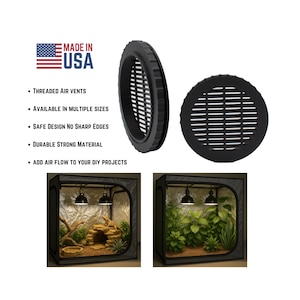 Repti Vent DIY Reptile Threaded Terrarium Air Vents