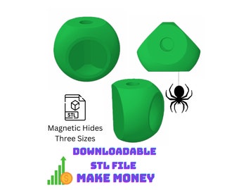Spider Corner Hides Two Sizes STL File With Commercial License