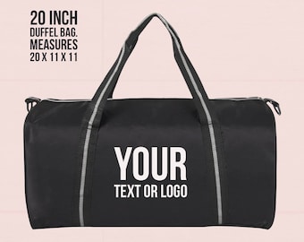 custom logo duffle bag