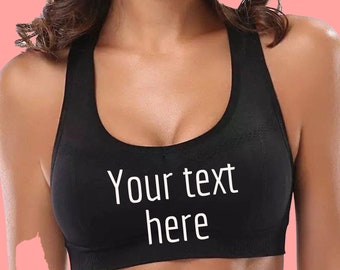 custom sports bra band