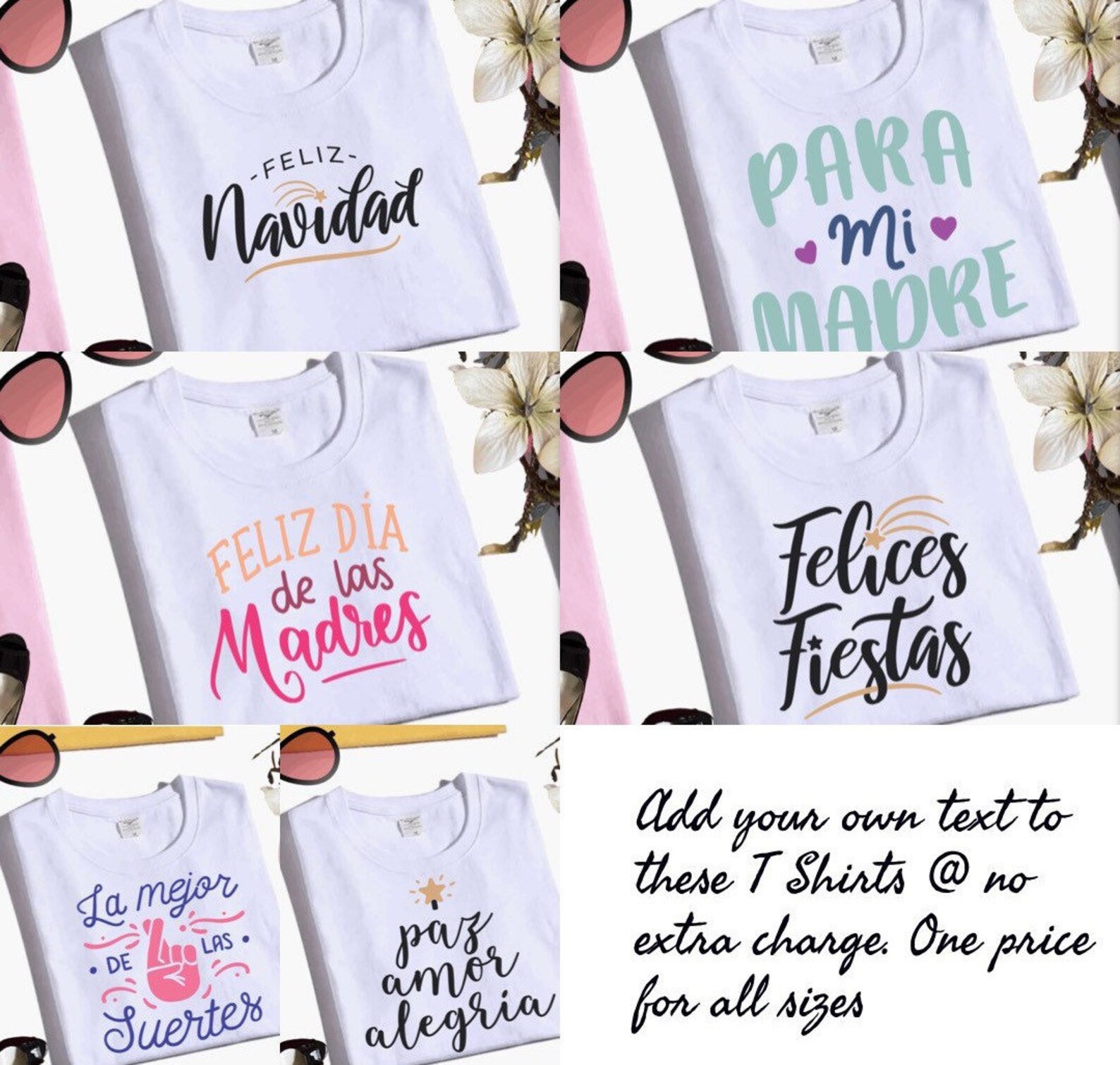 Custom Spanish Shirts Spanish Language Shirts Custom Spanish Etsy