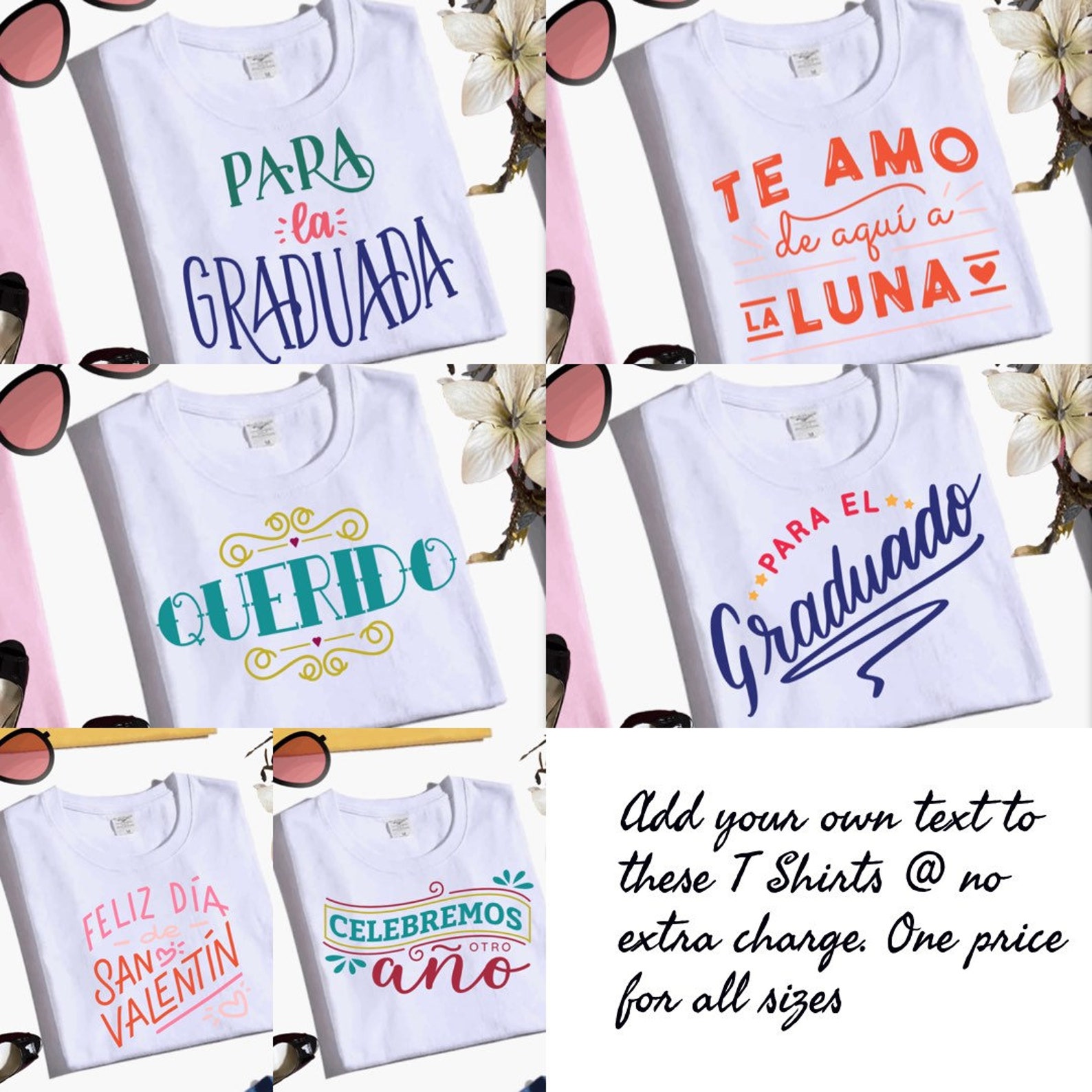 Custom Spanish Shirts Spanish Language Shirts Custom Spanish Etsy